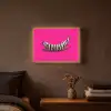Banaan - Zebraprint - Roze Light Box met batterij (Wandlamp) middel -sfeer4