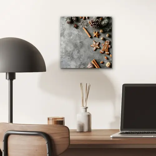 Winter - Kerst - Beton - Dennenappels aluminium wit klein -sfeer5