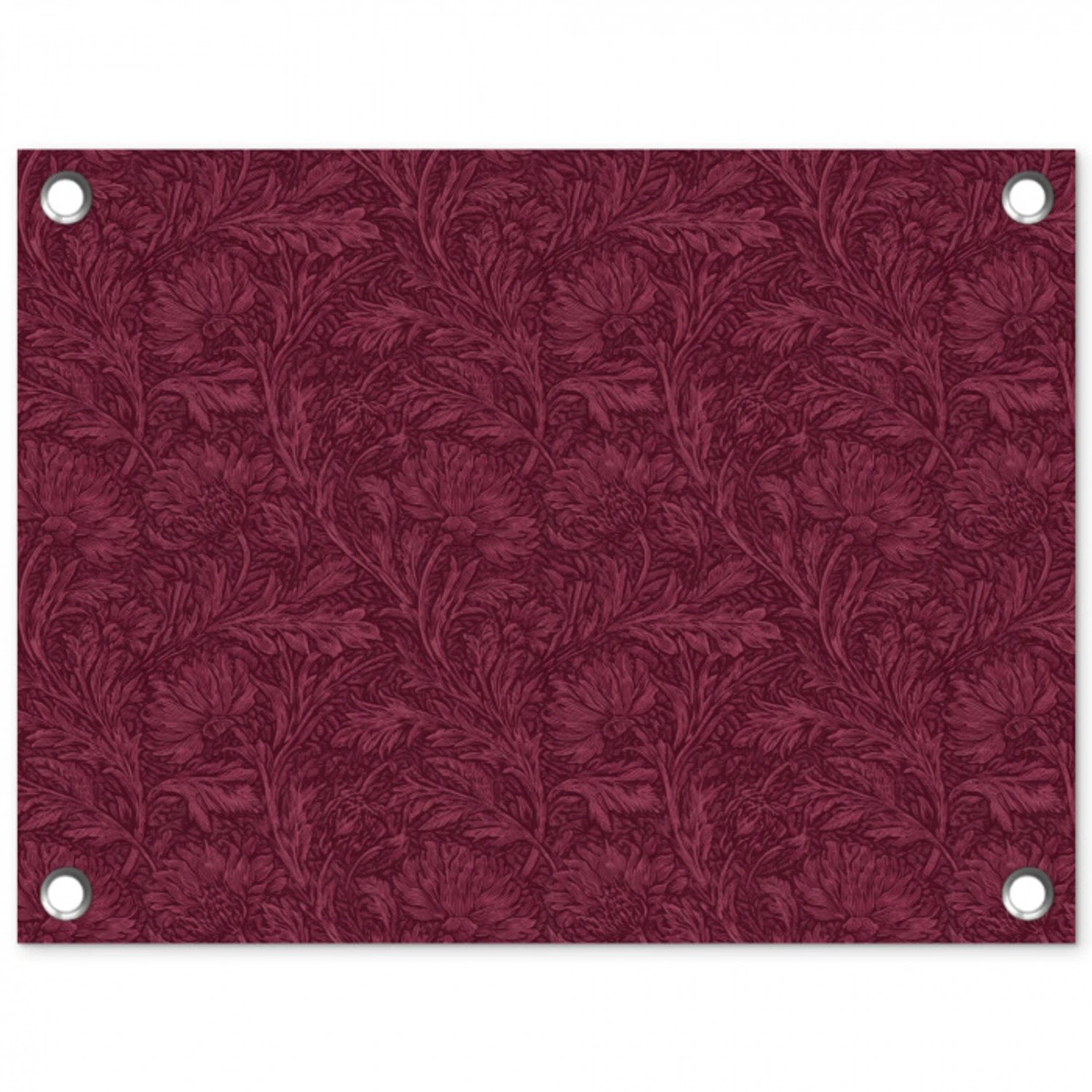 Bladeren - Patroon - Paars tuinposter los doek klein 239 -3d