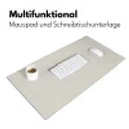 Grijs - Licht - Herfst Muismat XXL klein -ysfeer4_duits