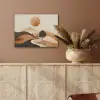 Zon - Heuvels - Boom - Abstract PET vilt klein -sfeer4