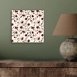 Bloemen - Botanisch - Bordeaux aluminium wit klein 46 -sfeer2