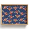 Disco - Blauw - Patroon Dienblad Rechthoek middel 911 -z3d_shopping