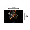 Zonnebloemen - Boeket - Kleurrijk Placemat vinyl groot -specs