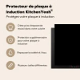 Effen Zwart Inductie beschermer vinyl 3mm middel -usfeer2_FR