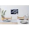Vissen - Delfts - Blauw - Keramiek Muursticker klein -eettafel