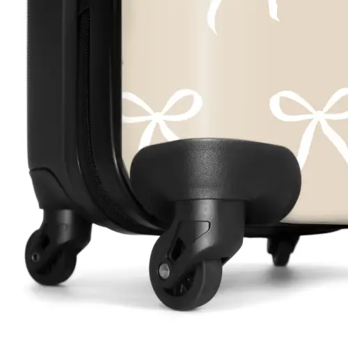 Patroon van strikjes NBS - Handbagage koffer - Unisex middel -wiel
