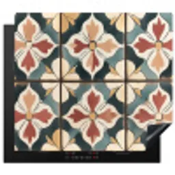 Decoratie - Tegels - Spaans - Vintage Inductie beschermer vinyl 3mm middel -3d