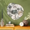 Inductie afdekplaat - Vintage - Jungle - Dieren - Natuur - Inductie beschermer Wandcirkel Organisch Plexiglas middel -sfeer2