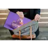Disco - Eend - Paars laptophoes neopreen klein -tas