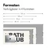 Quote - Grijs - Wit Muismat XXL klein -sfeer5
