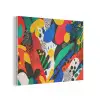 Abstract - Planten - Vormen - Kleurrijk PET vilt klein -3d