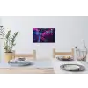 Stad - Neon -  Nacht - Roze - Graffiti Muursticker klein -eettafel