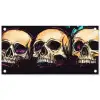 Schedels - Graffiti - Neon tuinposter los doek klein -3d