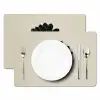 Rozet - Cirkelvormig - Donkergroen Placemat vinyl groot -zzsfeer2_Kitchenyeah-website