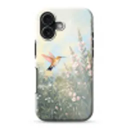 Kolibrie - Illustratie - Kleurrijk Toughcase MagSafe Apple iPhone 17 klein -3d