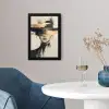 Vrouw - Hoed - Verf fotolijst zwart zonder passe partout klein -sfeer4