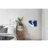 Zwaan - Wit - Snavel - Illustratie textielposter latten blank klein -woonkamer