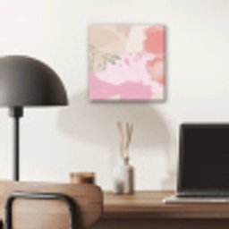 Roze - Kunst - Abstract - Modern aluminium wit klein -sfeer5