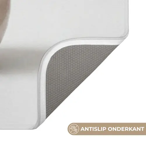 Badeend - Minimalistisch - Wit Badmat klein -USP_AntislipNL