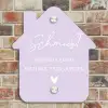 Lila - Sierlijk Naambord Huisje klein -sfeer6