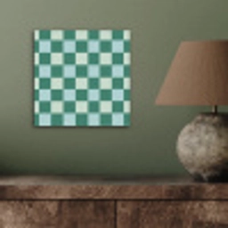 Schaak - Klassiek - Groen aluminium wit klein 46 -sfeer2