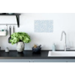 Zebra - Motief - Blauw - Wit Muursticker klein 286 -keuken