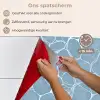 Organisch - Patroon - Blauw keuken achterwand spatscherm klein 900 -spatscherm_NL