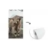 Schotse hooglander - Natuur - Herfst - Dieren - Wild - Bos fotobehang vinyl groot -3d