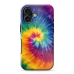Regenboogkleuren - Spiraal - Kleurrijk Toughcase MagSafe Apple iPhone 17 klein -3d