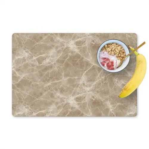 Bruin - Kristaladers - Marmer Placemat vinyl groot 368 -zzzproduct_Kitchenyeah-website