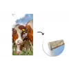 Koeien - Dieren - Weiland - Natuur fotobehang vinyl groot -3d