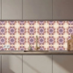 Klassiek - Patroon - Paars keuken achterwand 2 middel 871 zz_3dshopping