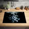 Blauwe Bessen Ballet Onderwater Inductie beschermer vinyl 3mm klein -sfeer5