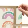 Regenboog - Pastel - Patroon Light Box met batterij (Wandlamp kind) middel -USP_websiteprintNL