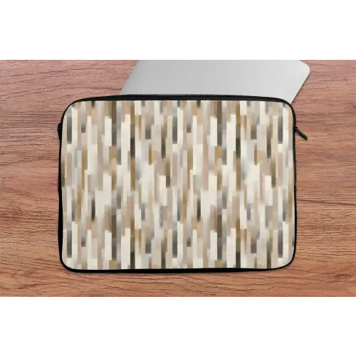 Abstract - Patroon - Kwaststreken laptophoes neopreen klein 279 -tafel