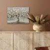 Boom - Bloemen - Wit - Natuur - Kunst PET vilt klein -sfeer4