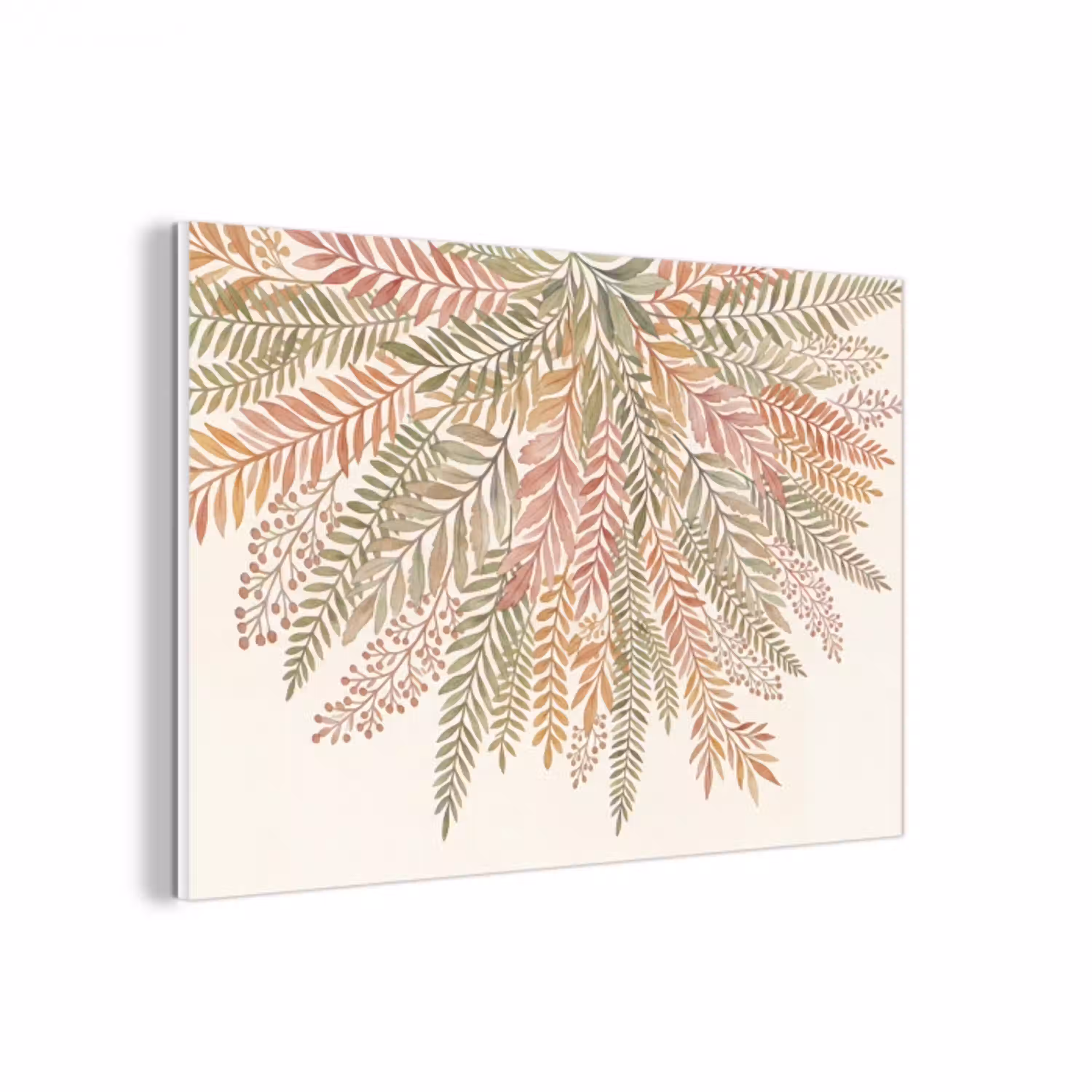 Botanisch - Aquarel - Kleurrijk forex 5mm xxl -3d