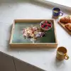 Orchidee - Boeket - Vaas - Bloemen Dienblad Rechthoek middel -sfeer2
