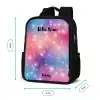 Sterren - Abstract - Kleuren Rugzak - Zwart middel -productfoto_formaten