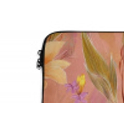 Botanisch - Bloemen - Kleurrijk laptophoes neopreen klein 279 -detail