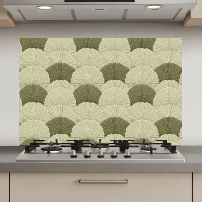 Bladeren - Structuur - Groen keuken achterwand spatscherm klein 900 -3d_website