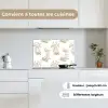 Wit - Apen - Beige keuken achterwand spatscherm klein 900 -sfeer4_FR