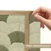 Bladeren - Structuur - Groen Light Box met batterij (Wandlamp) middel 907 -USP_websiteprintNL