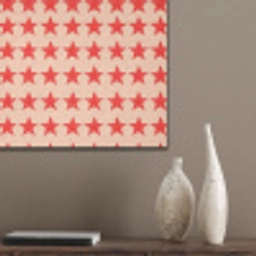 Patroon - Sterren - Rood PET vilt klein 837 -sfeer6_closeup