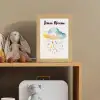 Wolk - Regen - Watercolor - Kleurrijk Light Box met kabel (Kinderlampje) klein -sfeer2_kind