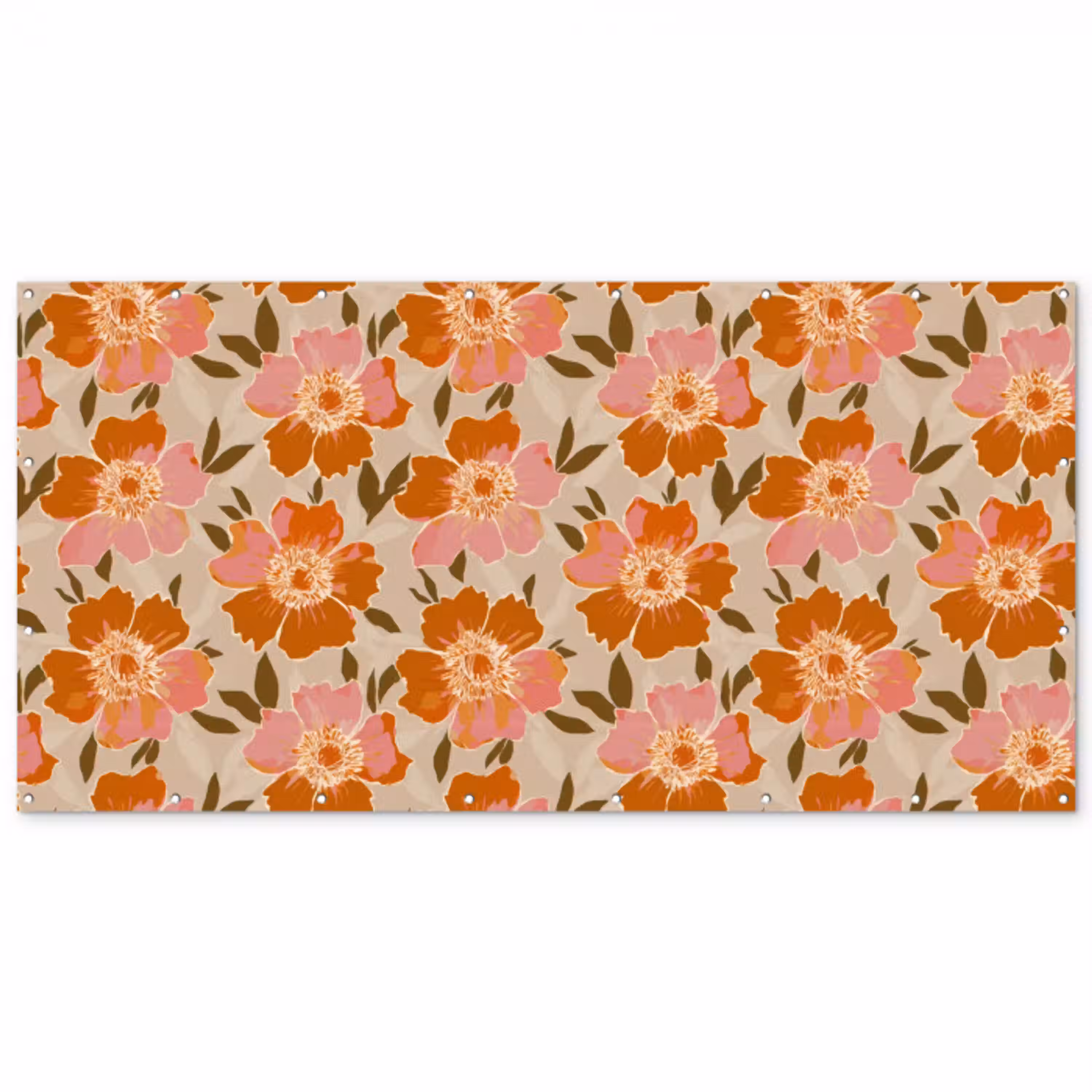 Bloemen - Motief - Retro Balkonbeschermer Duitsland klein 596 -zz_3d