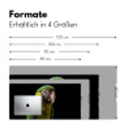 Ara - Portret - Groen Muismat XXL klein -ysfeer5_duits