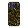 Spat - Waterverf - Geel - Zwart Telefoonhoesje iPhone 17 Pro klein 878 -3d