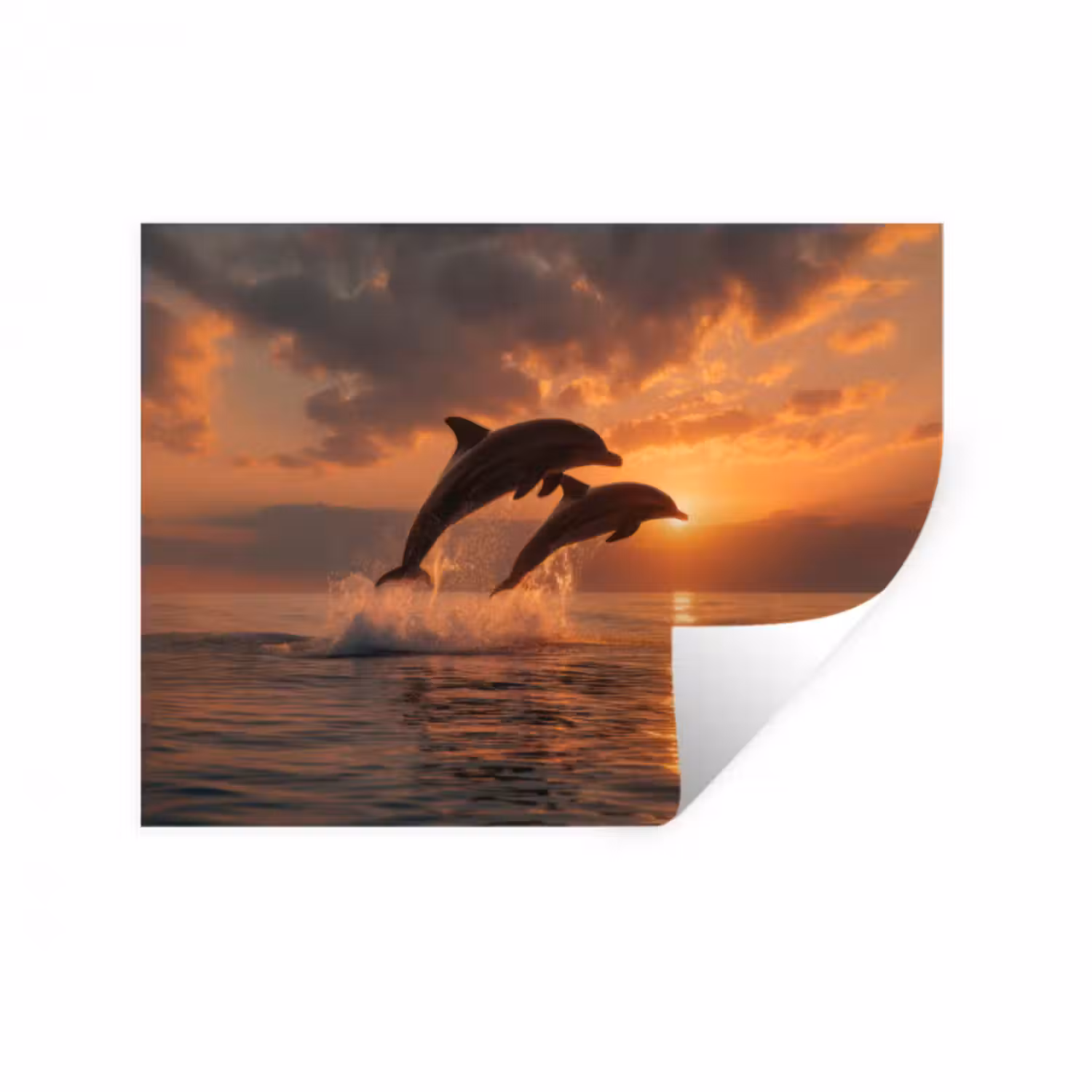 Wandtattoo – Delfine - Meer - Realistisch